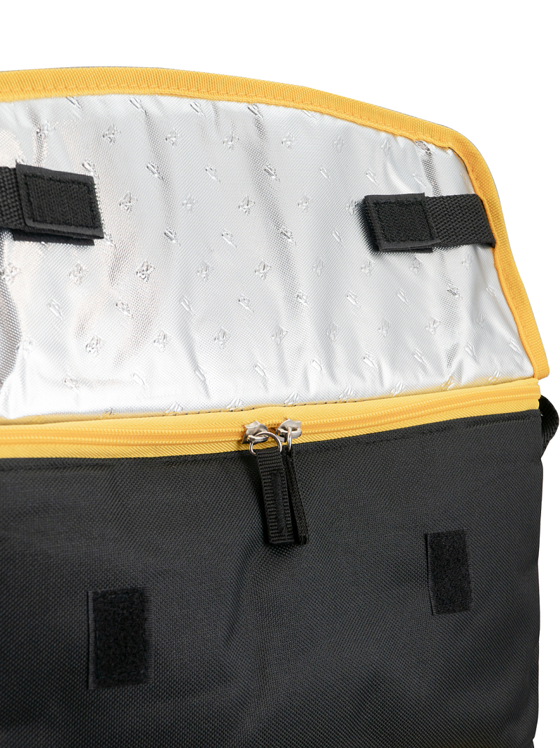 Термосумка-холодильник 30л серии 3001 чёрная с люком - 7