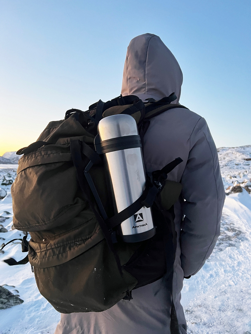 Термос 1.5л серии 201 стальной универсальный - 2