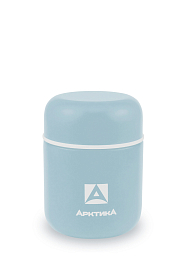 Компактный голубой термос 411 для еды на 0.28л