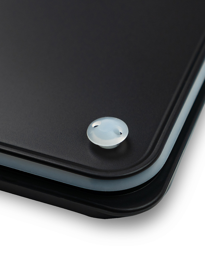 Ланч-бокс 1.2л серии 032 чёрный с двумя контейнерами - 11