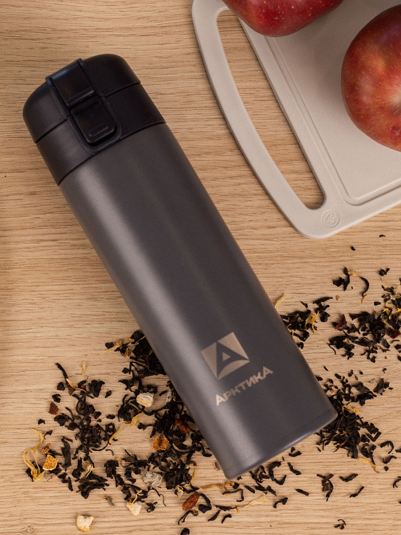 Термокружка  0.47л серии 703 графит с ситечком - 4