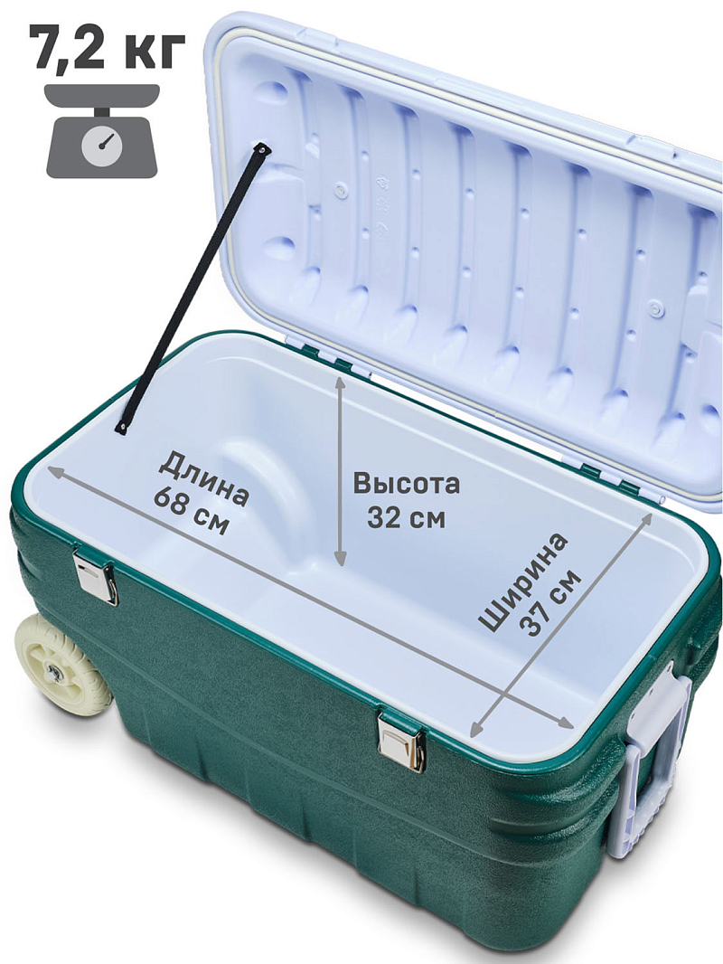 Аквамариновый термоконтейнер 2000 на 80 литров - 3