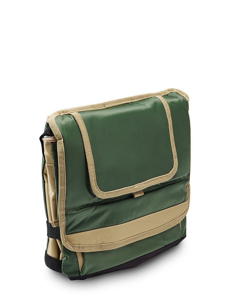 Термосумка-холодильник 10л серии 3001 зелёная с люком - 7