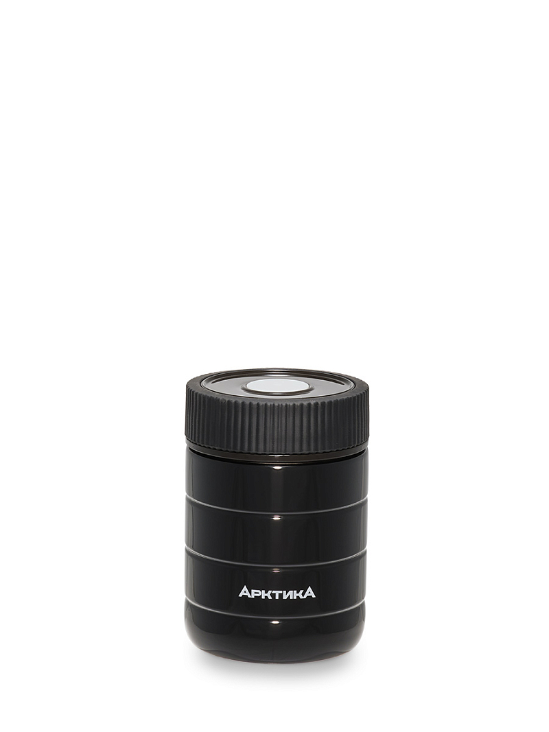 Термос 0.48л серии 307 для еды чёрный компактный - 1