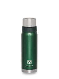 Термос серии 106 на 0.75л зелёный с узким горлом и молотковой эмалью