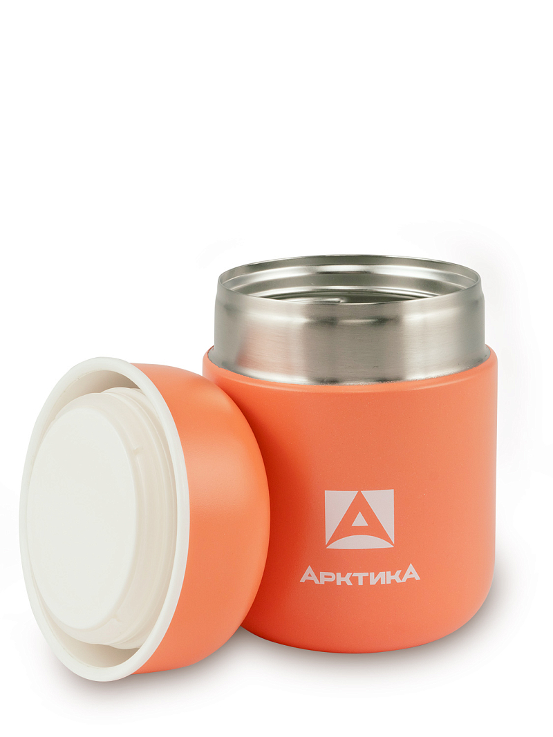 Термос 0.28л серии 411 для еды коралловый компактный - 4