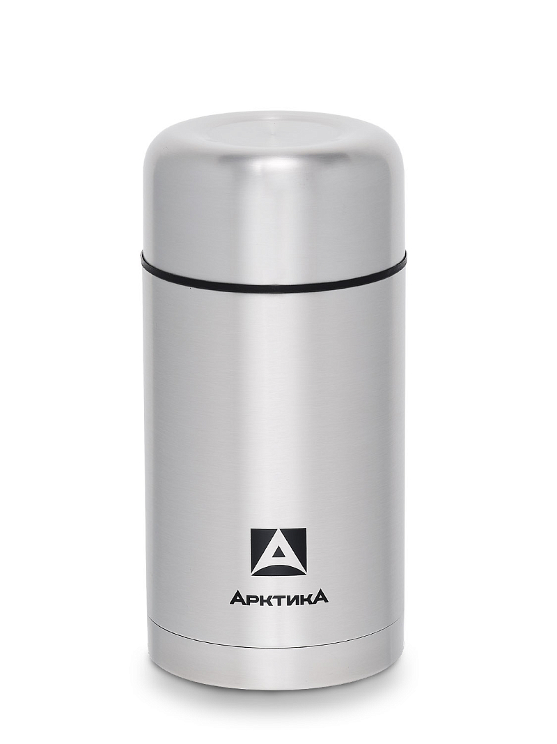 Термос 1л серии 301 для еды стальной с широким горлом - 1