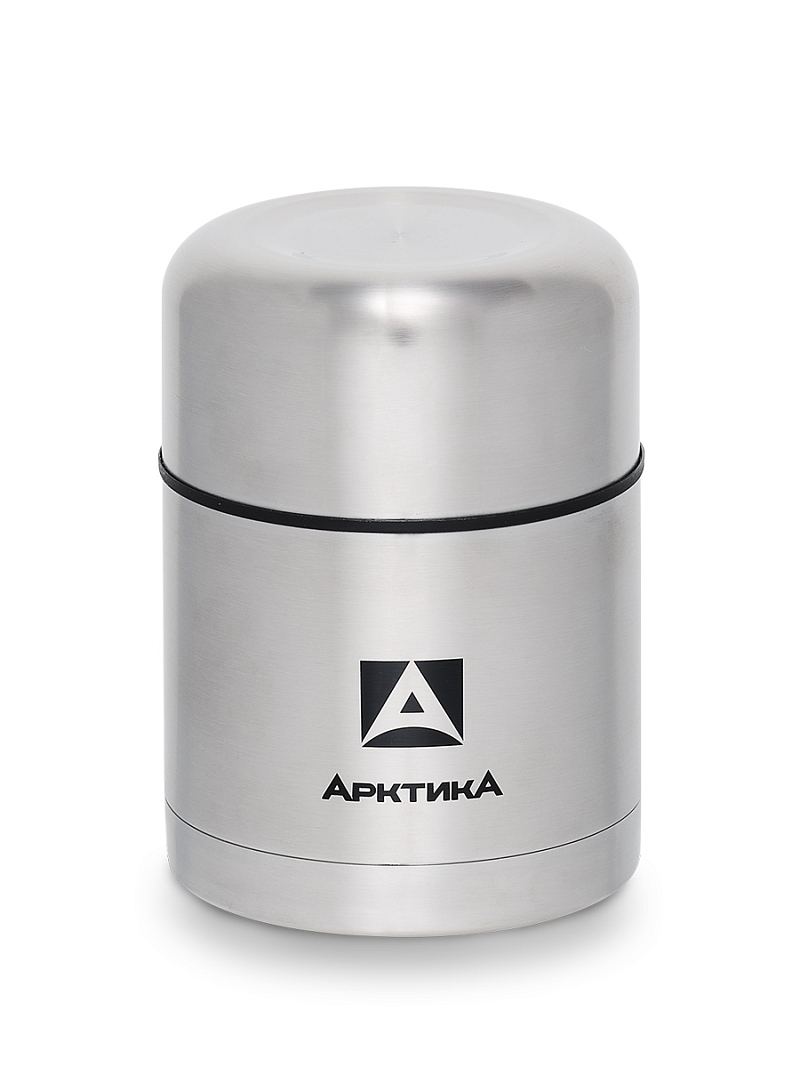 Термос 0.5л серии 301 для еды стальной с широким горлом и чехлом - 7