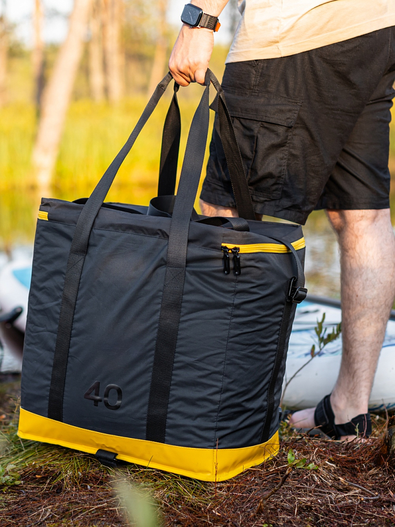 Термосумка 40л серии 010 «Порт Диксон» чёрная - 2