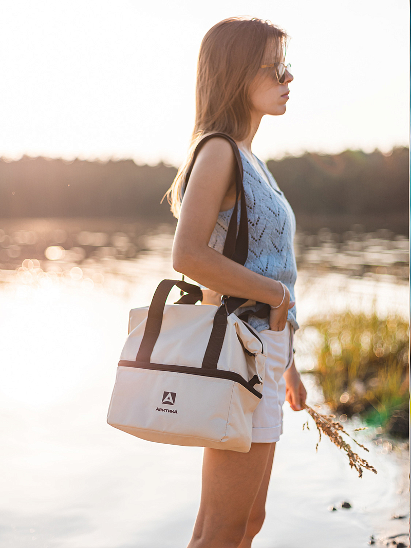 Термосумка-трансформер 11.5л серии 3600 бежевая - 10