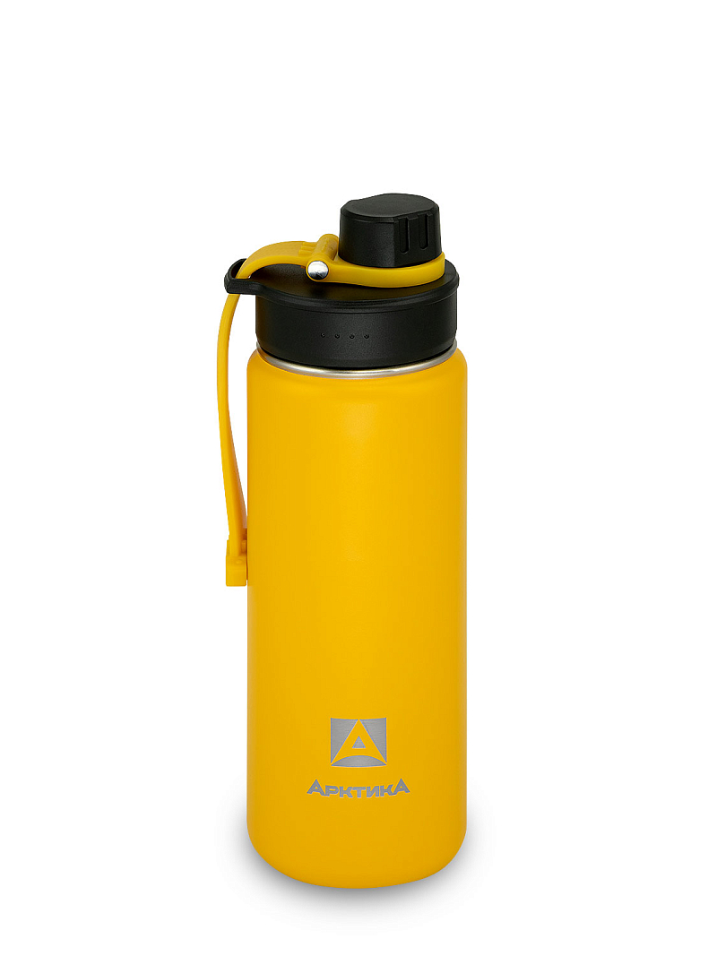 Термокружка 0.53л серии 708 жёлтая со спортивной крышкой - 5