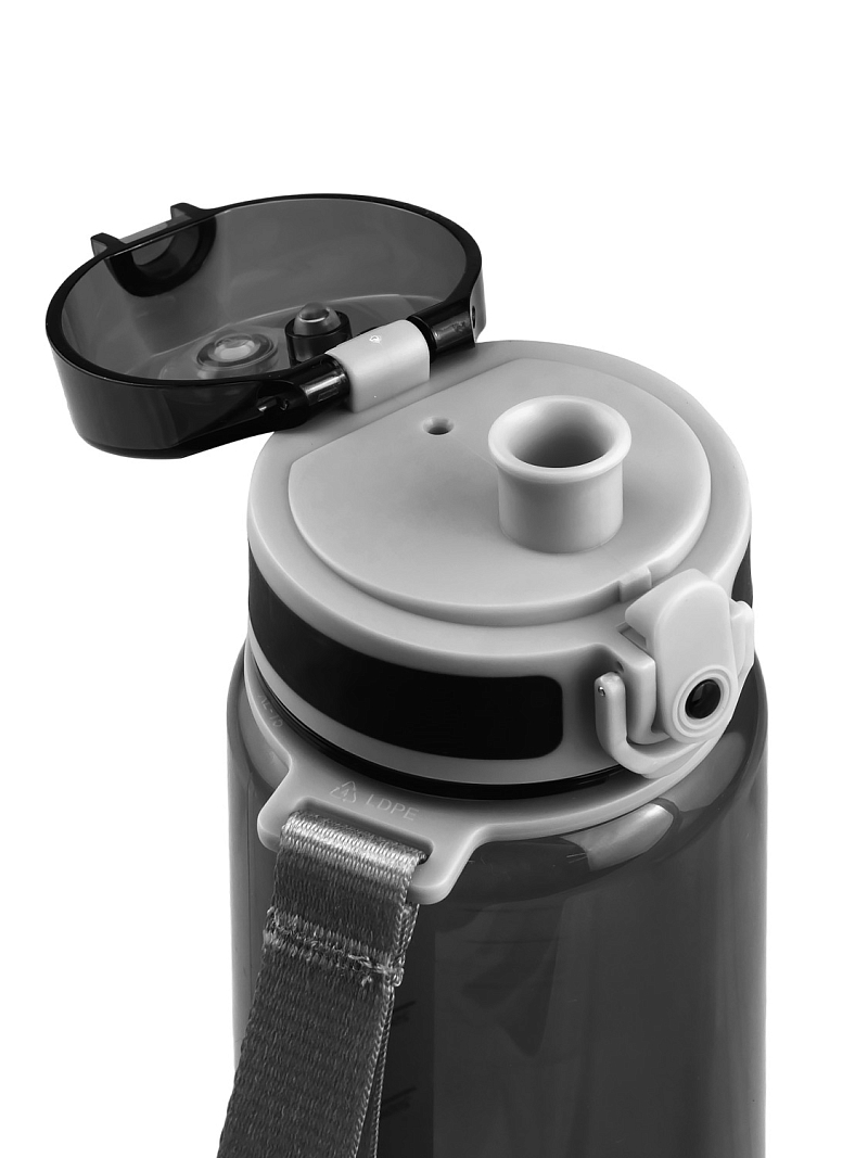 Тритановая бутылка 1л серии 720 глянцевая чёрная с ситечком - 8