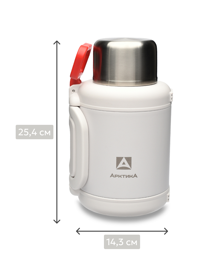 Термос 1.9л серии 204 «Арктика» со складной ручкой и ситом - 6